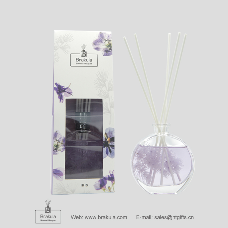 Botanical Collection: 100ml Diffuser-Iris reed diffuser scented diffuser home fragrance
