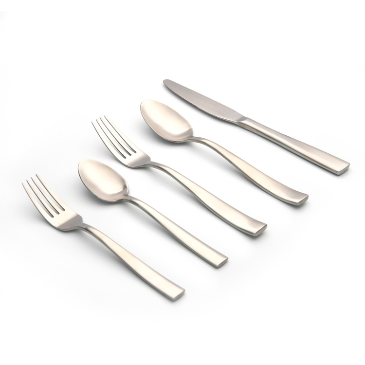 Stainless steel knife spoon fork cutlery set