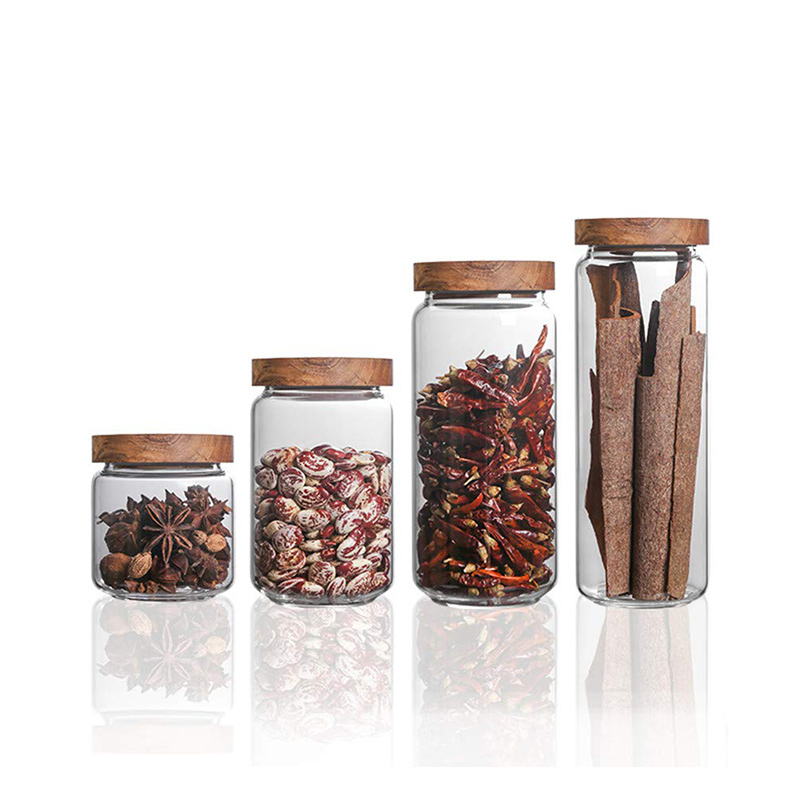 Borosilicate glass storage jar