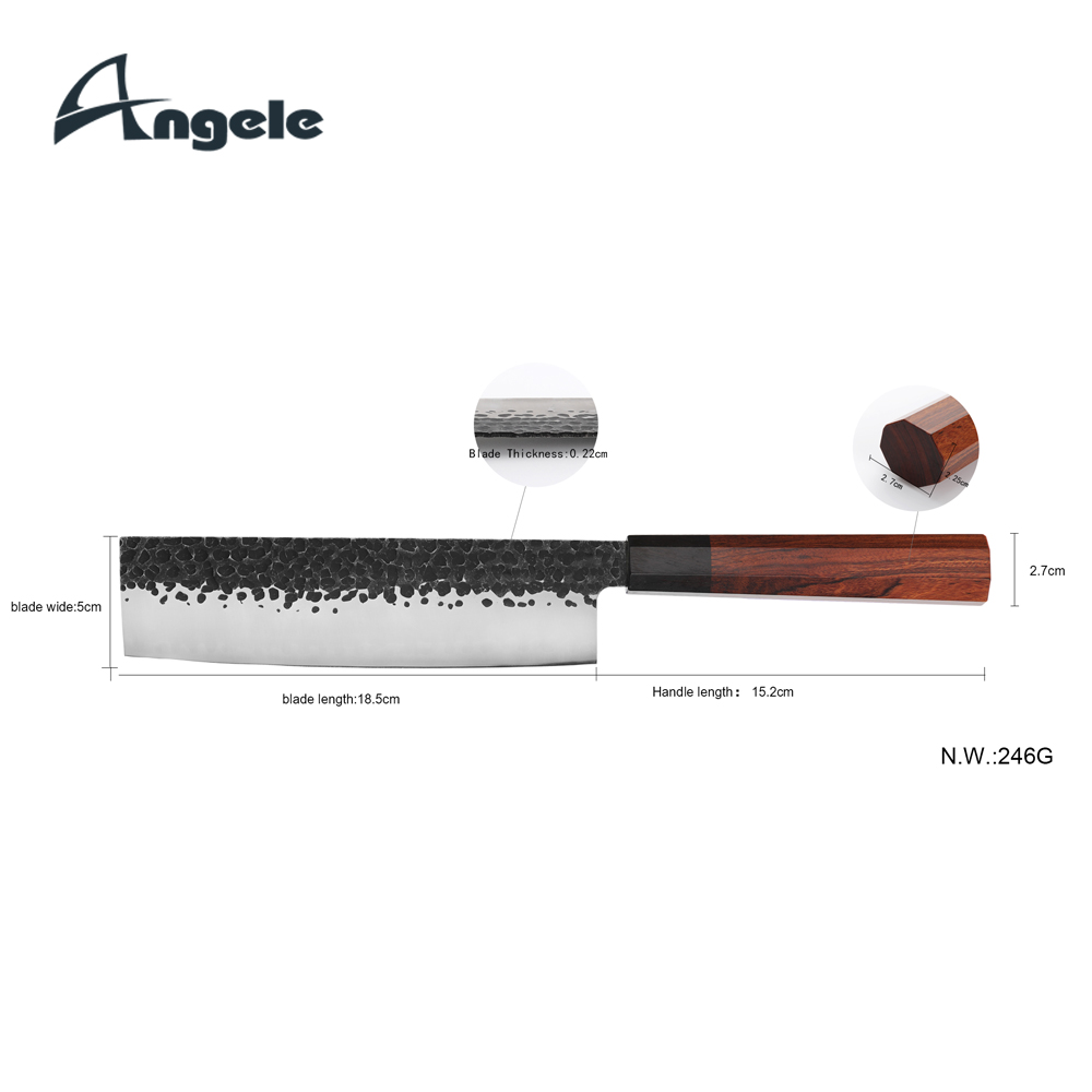 3 layers damascus steel knife