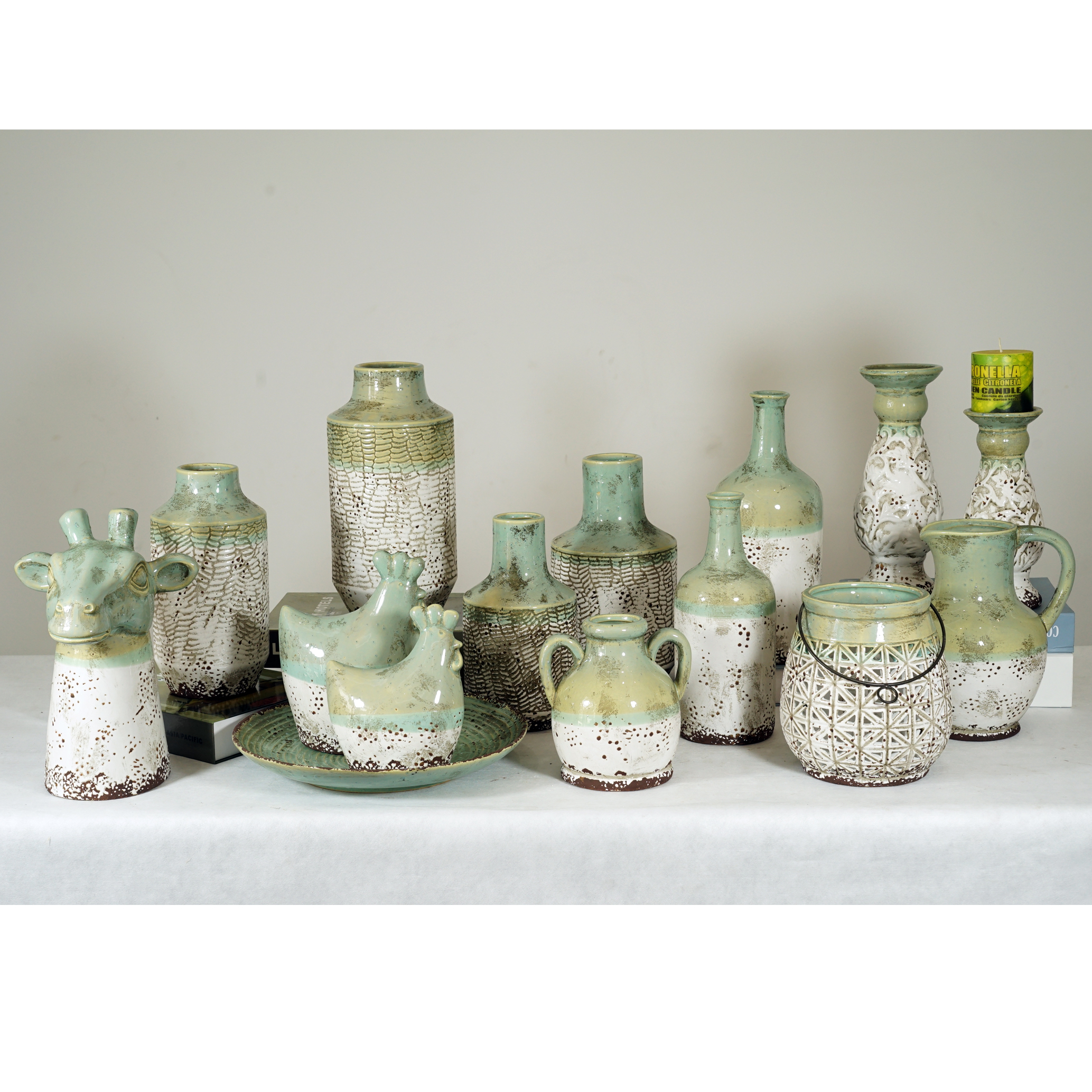 Ceramic Home Decoration ,pot,candle Holder ,jar ,animal