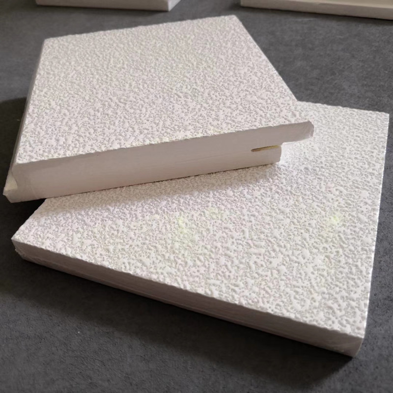 Fiberglass acoustic ceiling tiles
