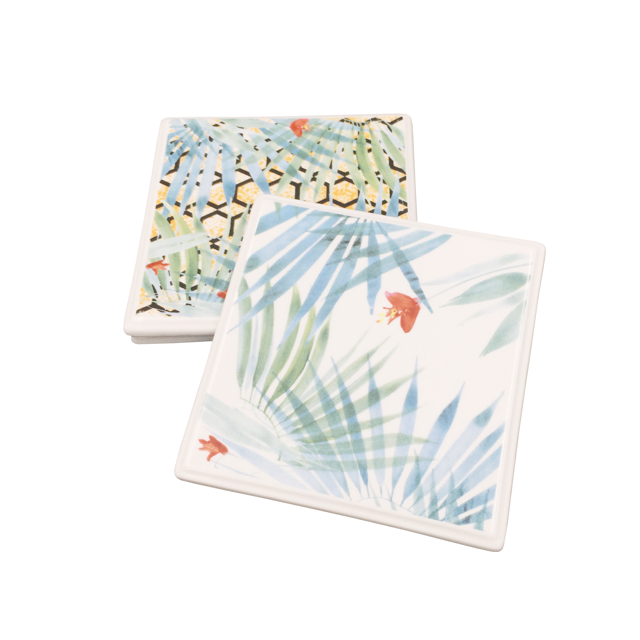 Ceramic square coaster