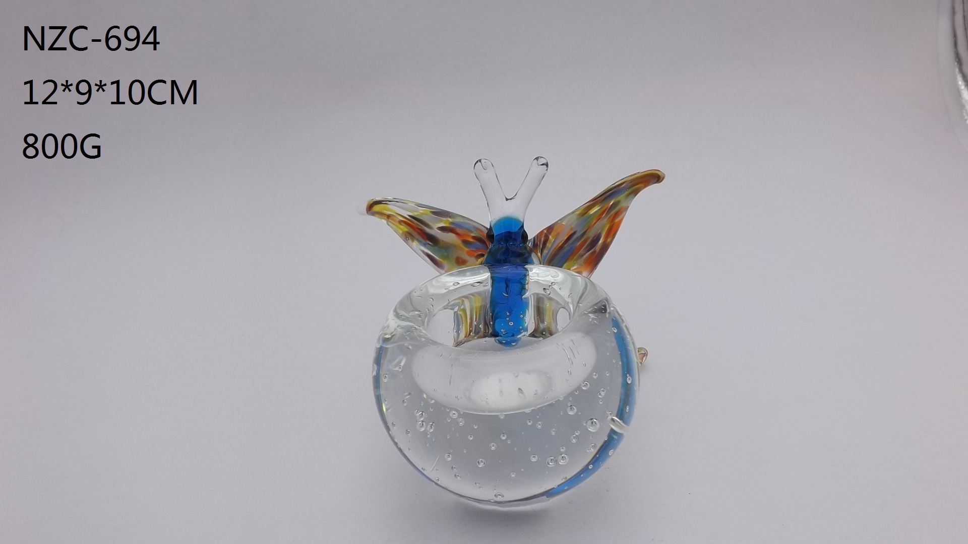 Glass Candleholder
