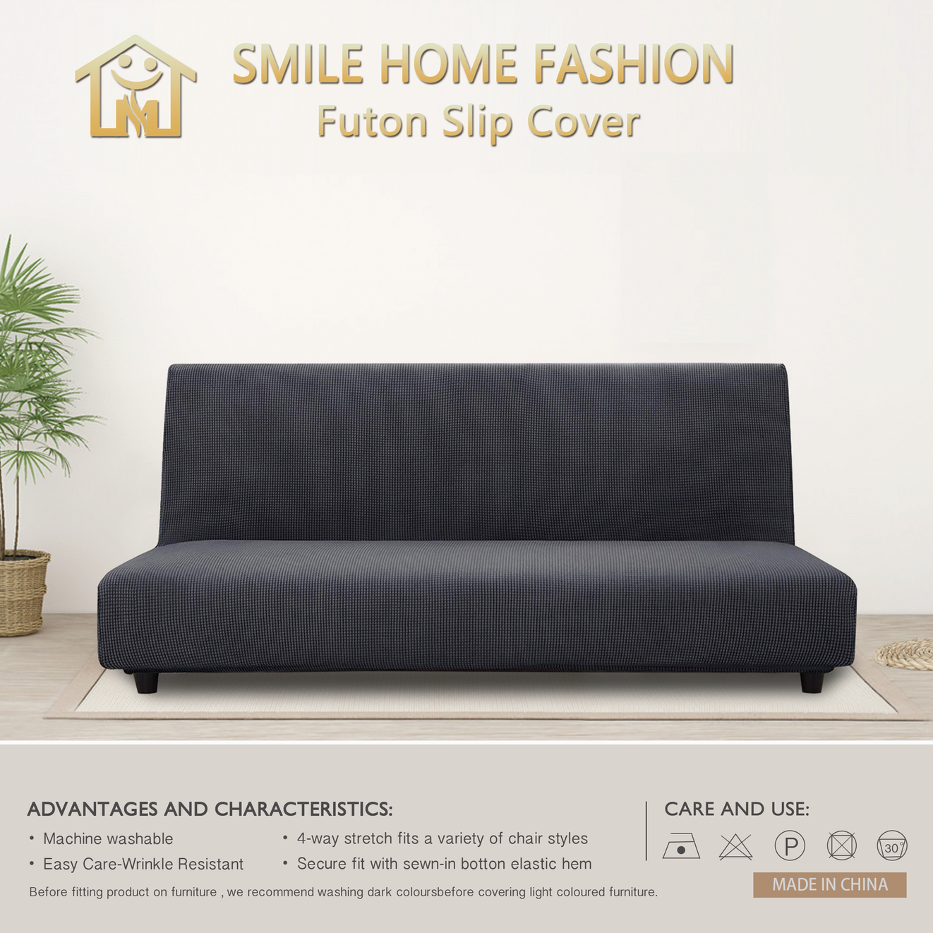 Futon Stretch Sofa Slip Cover
