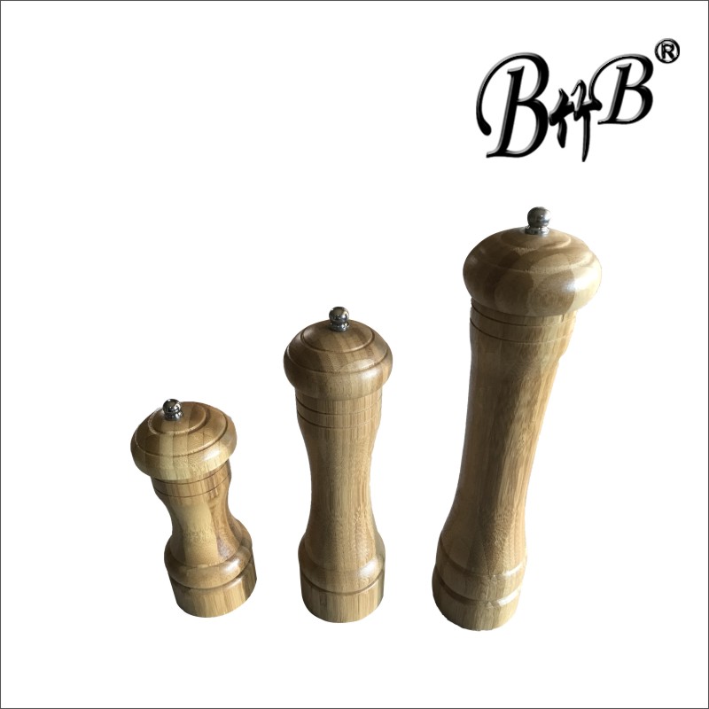 cooking tools bamboo salt and pepper set