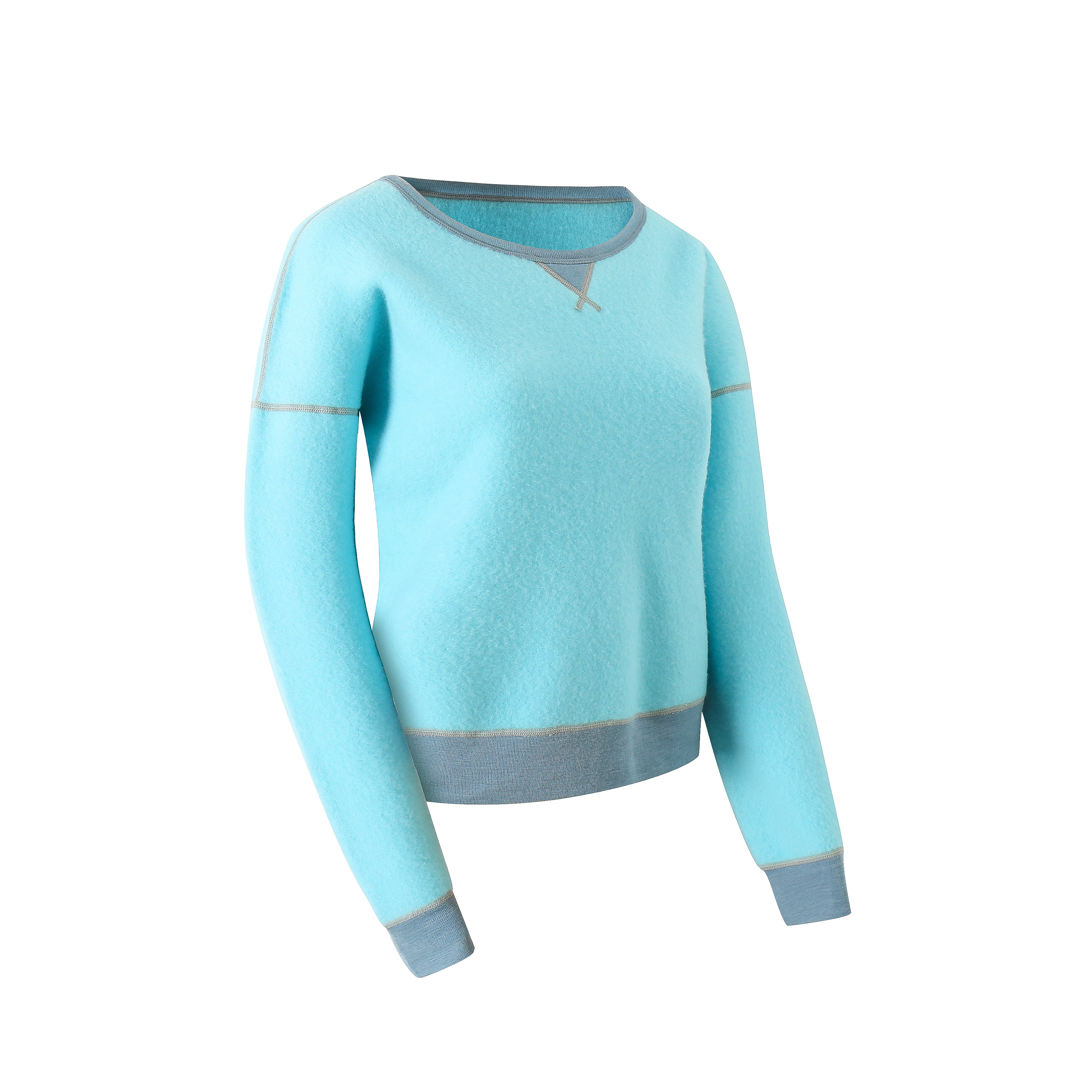 Wool fleece top / meirno wool / wool / wool baselayer