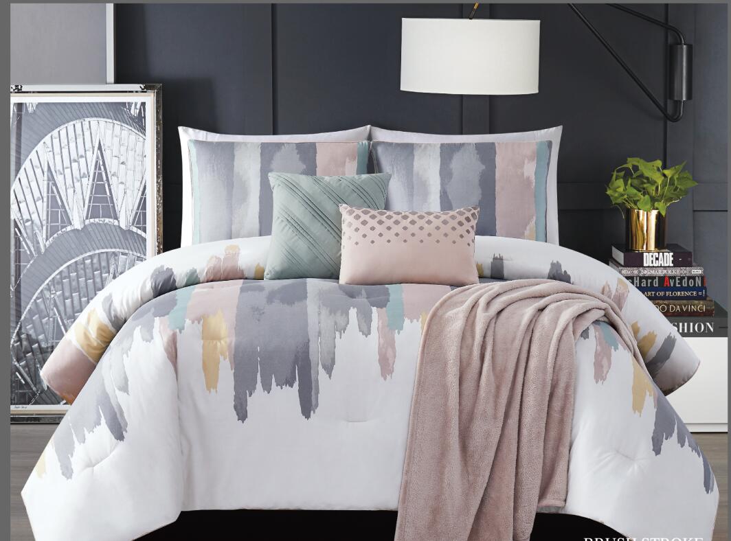 Microfiber 6pc comforter set