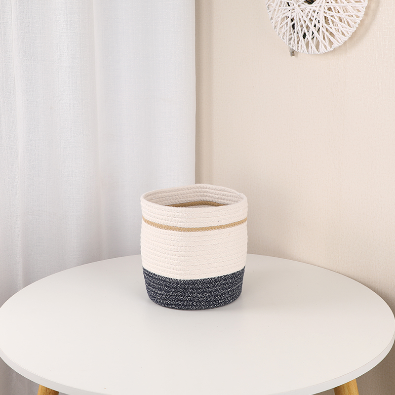 Round cotton basket