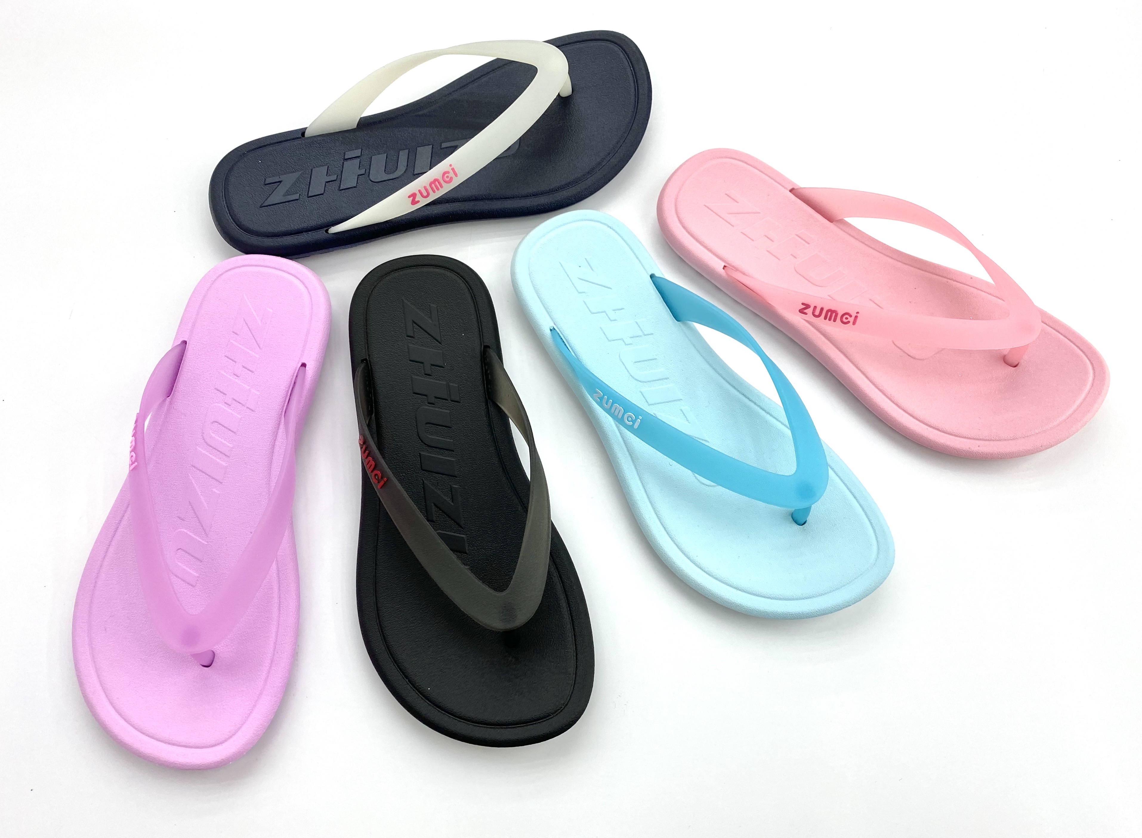 ZHIHUIZU women drawstring flip flop