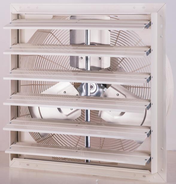 20" Wall Mounted Exhaust Fan - Automatic Shutter