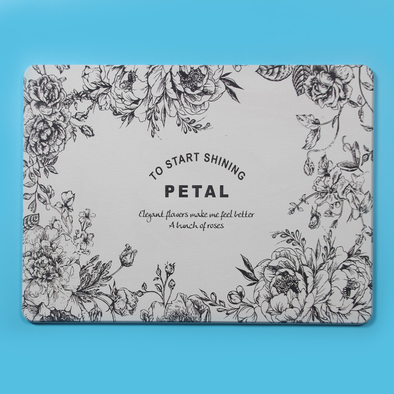 Diatomite bathroom mat