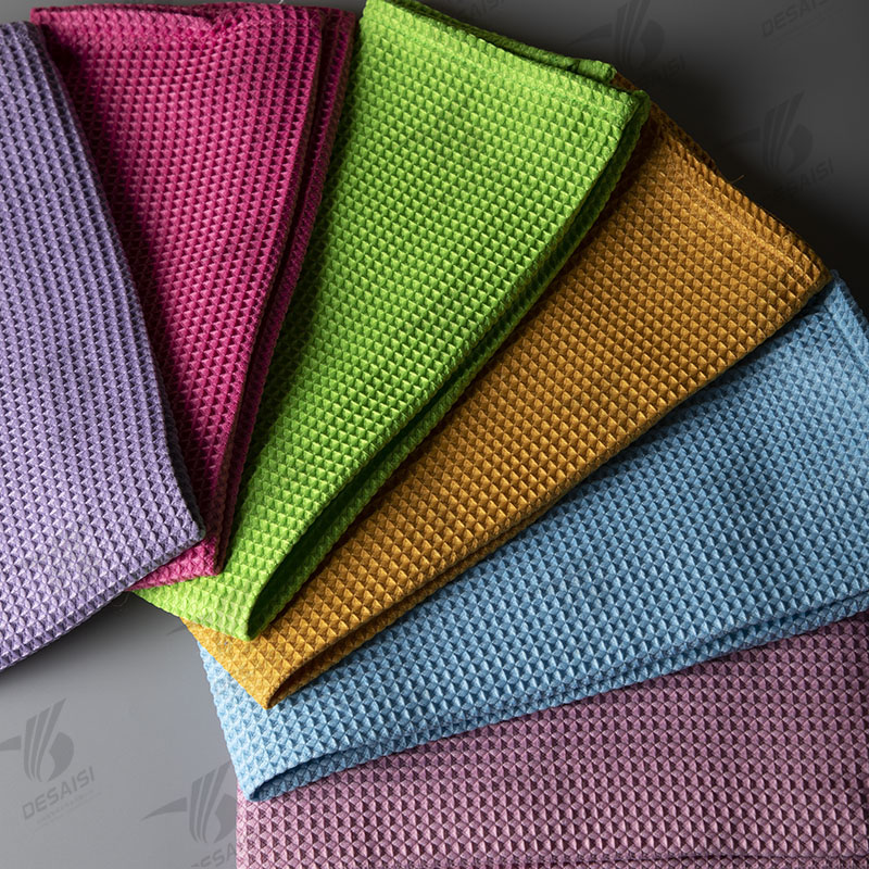 Waffle cleaning towel