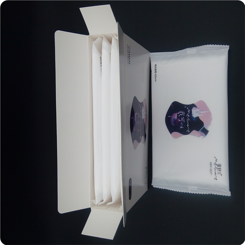 sanitary napkin with cottony comfortable 420mm for feminine menstrual night