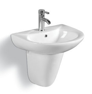 Wall hung basin