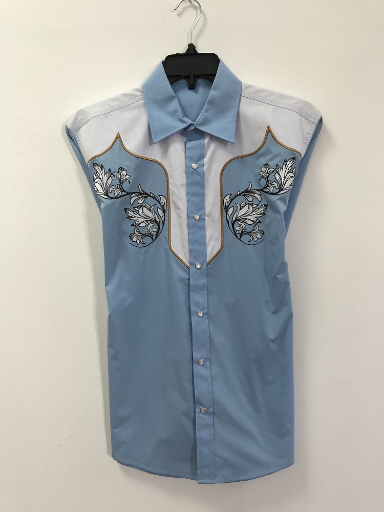 North America ，hippodrome ，horseman training field men style long sleeve shirt
