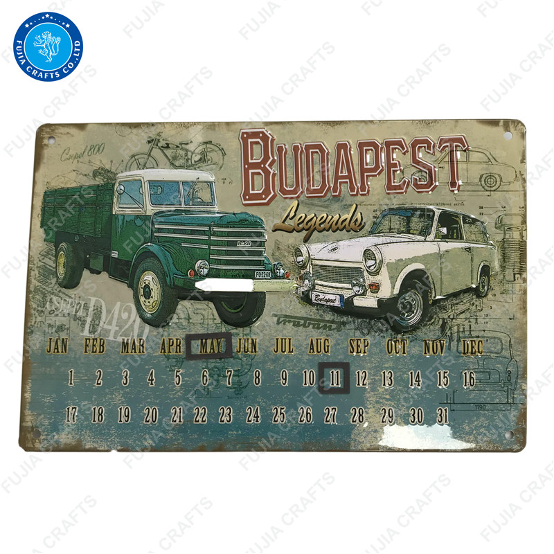 Home Decor Custom Logo Metal Tin Printing Sign