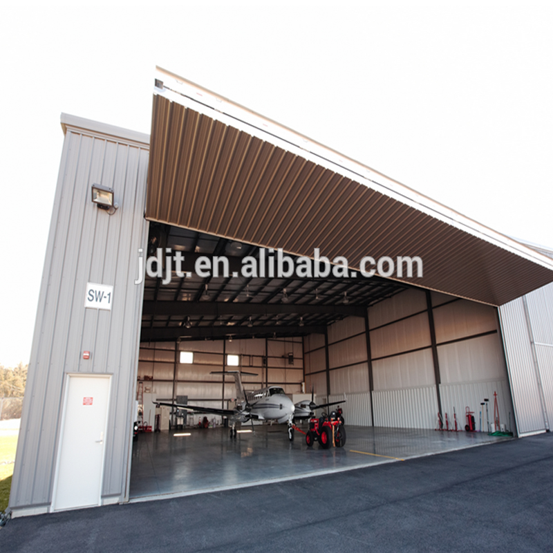 Low price prefab steel structure hangar