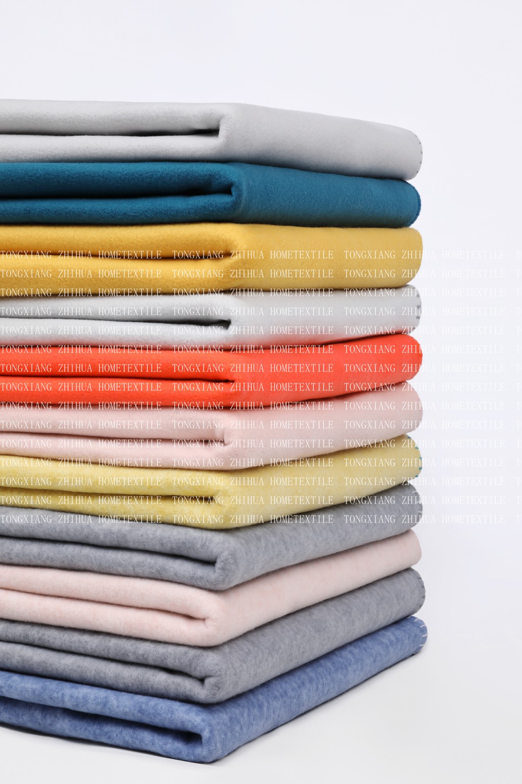 Reversible fleece throw