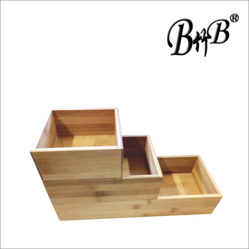 Bamboo cutlery box