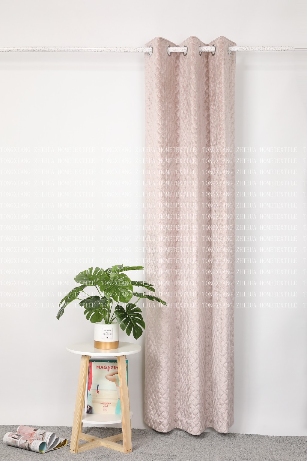 Velvet pansonic curtain