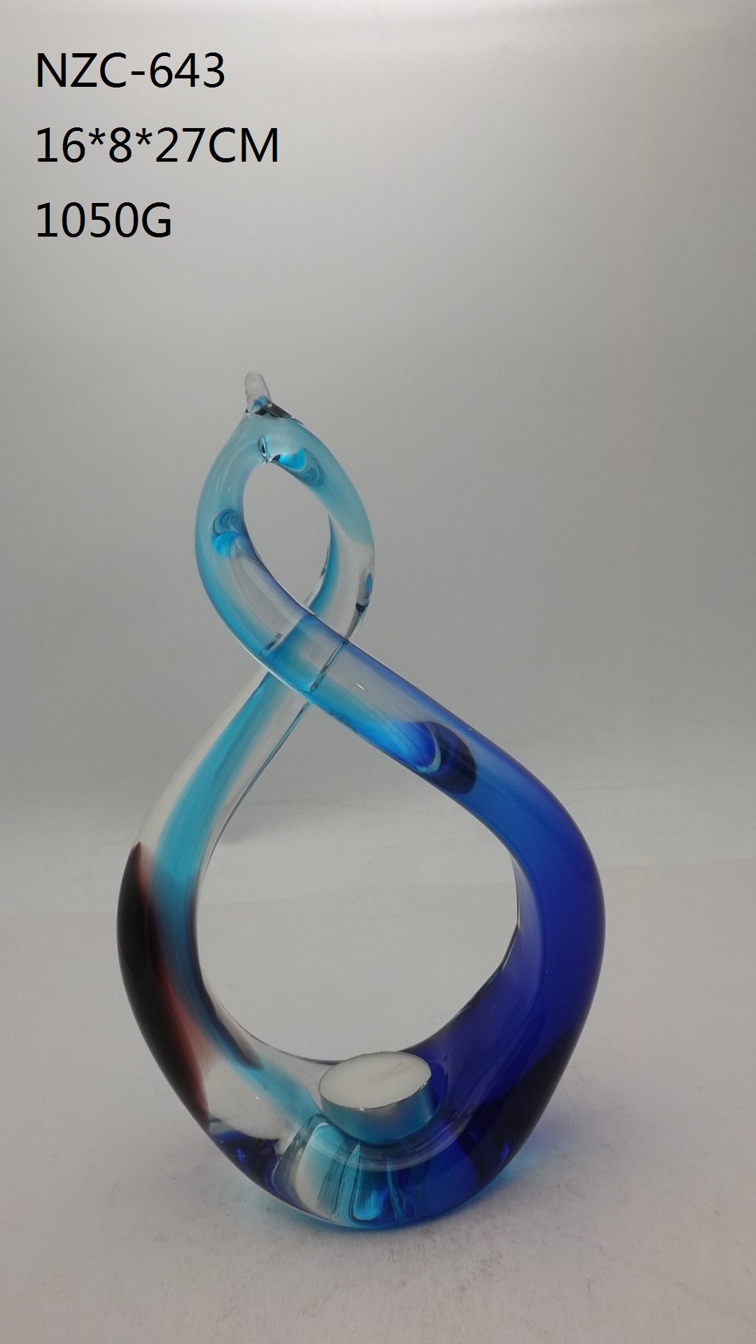 Glass Candleholder
