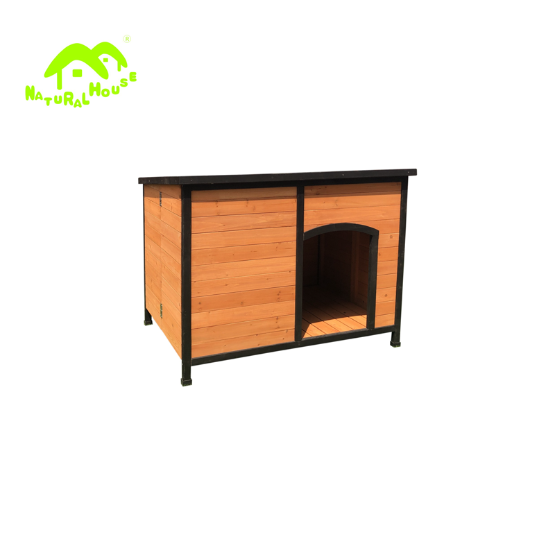 Wooden dog house