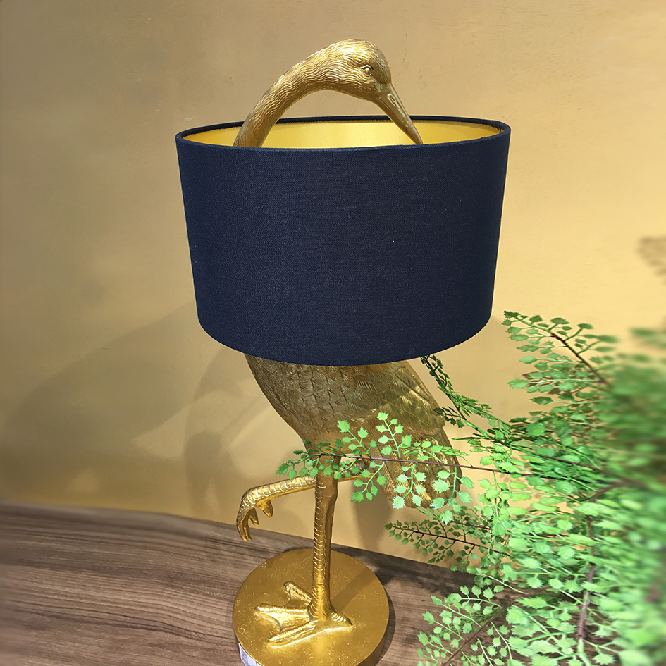 Standing flamingo lamp