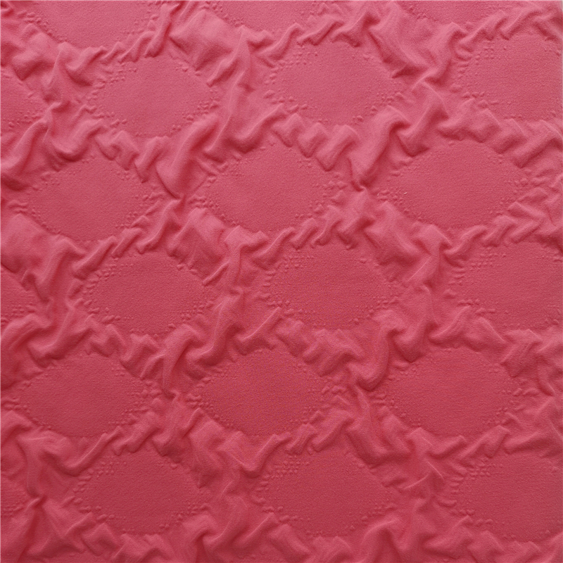 100% polyester microfiber 3D bubble fabric
