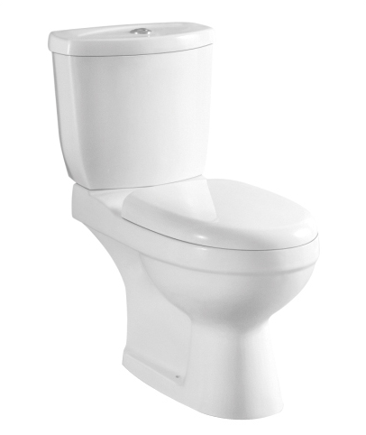 two piece toilet with P-trap &S-trap 250mm/300mm for project