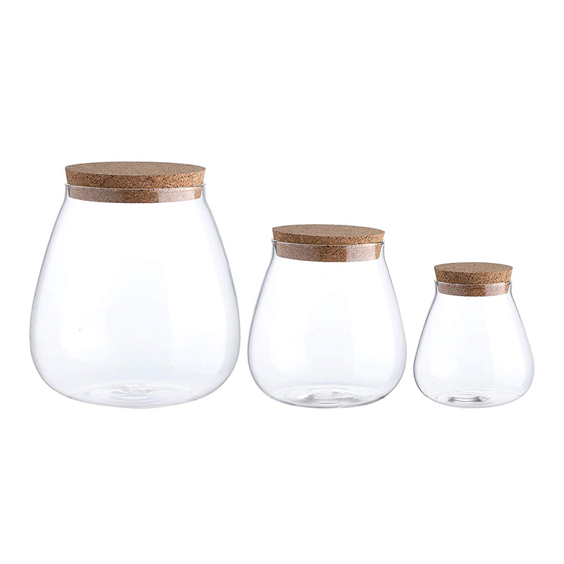 Borosilicate glass storage jar