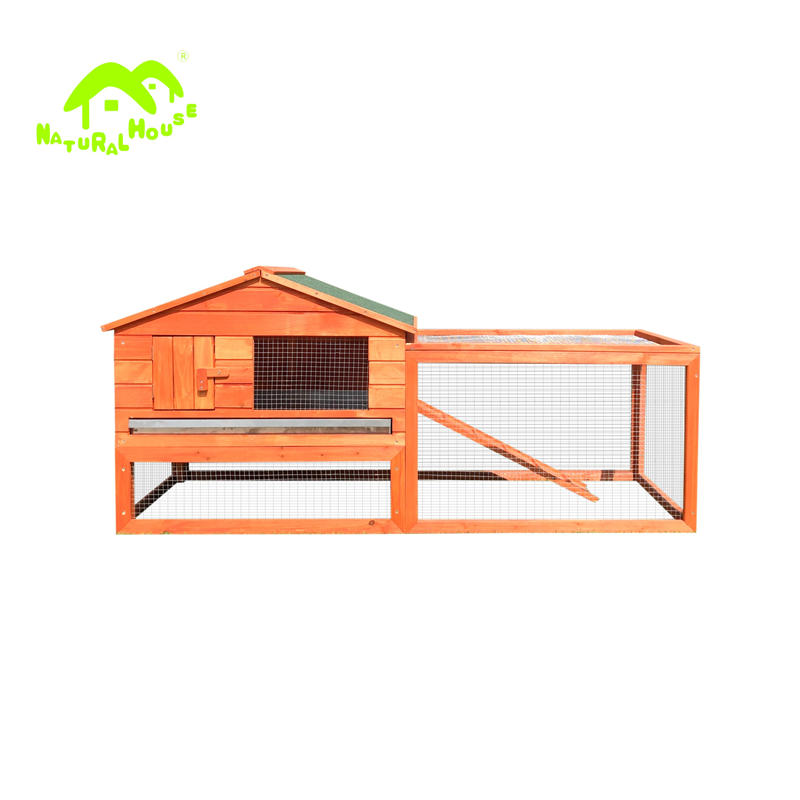 Wooden rabbit hutch