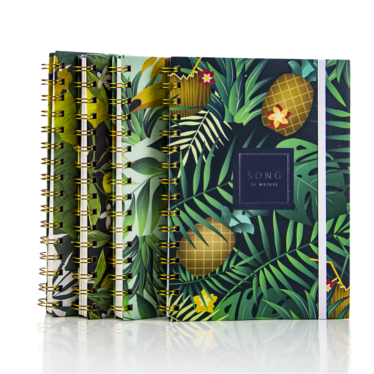 A5 hard cover spiral notebook