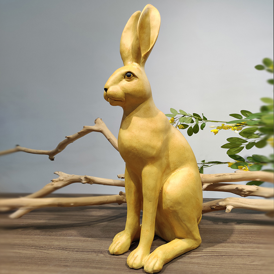 Yellow Rabbit Decoration