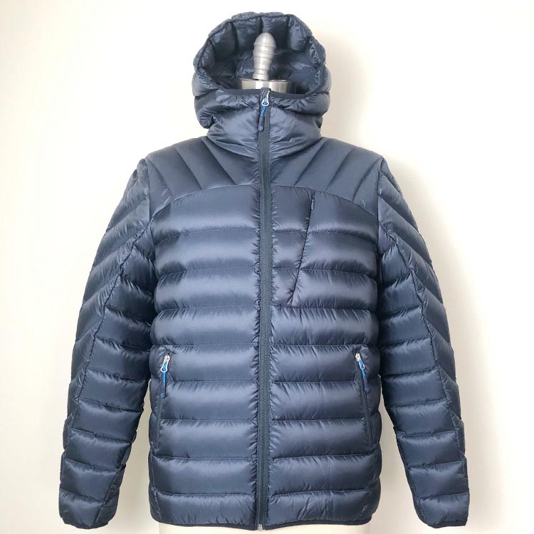 Winter Mens Sporty Hood Classic Light Soft Quited Duck Down Jacket