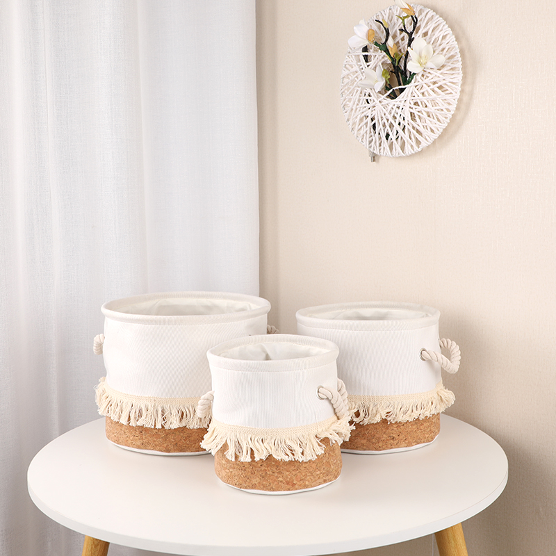Fabric storage baskets