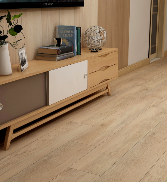 Dry back wooden pattern Environment Friendly click SPC Vinyl Flooring wood plank look