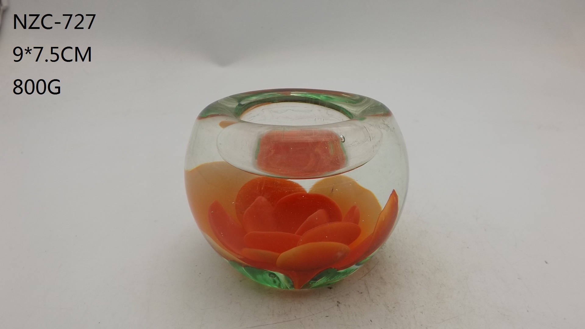 Glass Candleholder