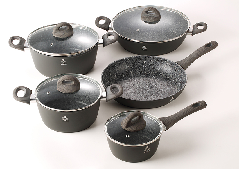 forged granite cookware 8pcs
