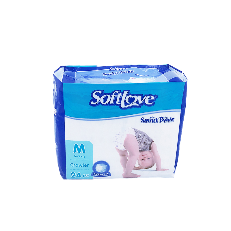 Softlove Baby Smart Pant Medium Size 24pcs