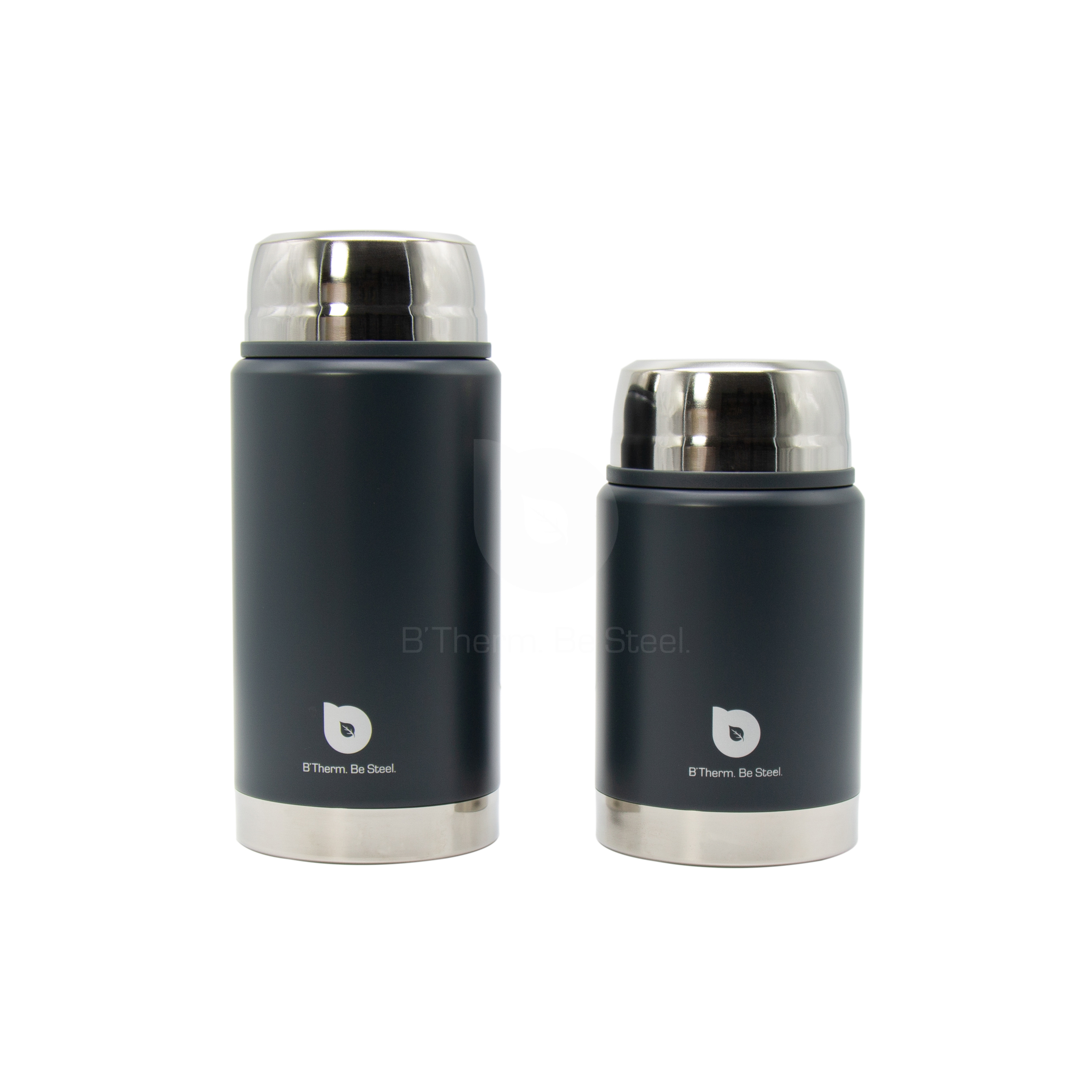 Stainless Steel Wide Mouth Food Jar Soup Container Thermos Vacuum Food Flask Lunch Container Soup Jar 500-750 ml Grey