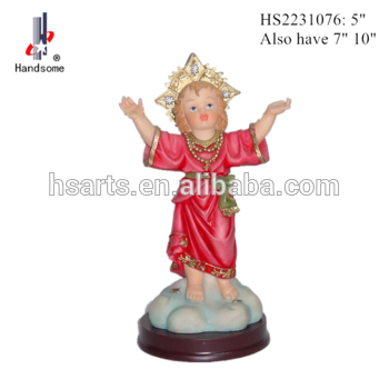 5"Wholesale Resin St.Nino Catholic Religious Statues Mould Crafts