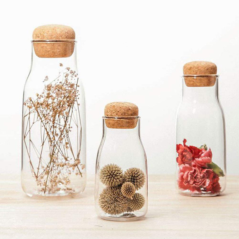 Borosilicate glass storage jar