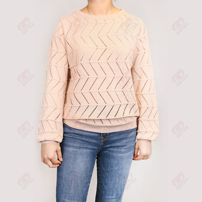 Long-Sleeve Pull-Over Women's Sweater