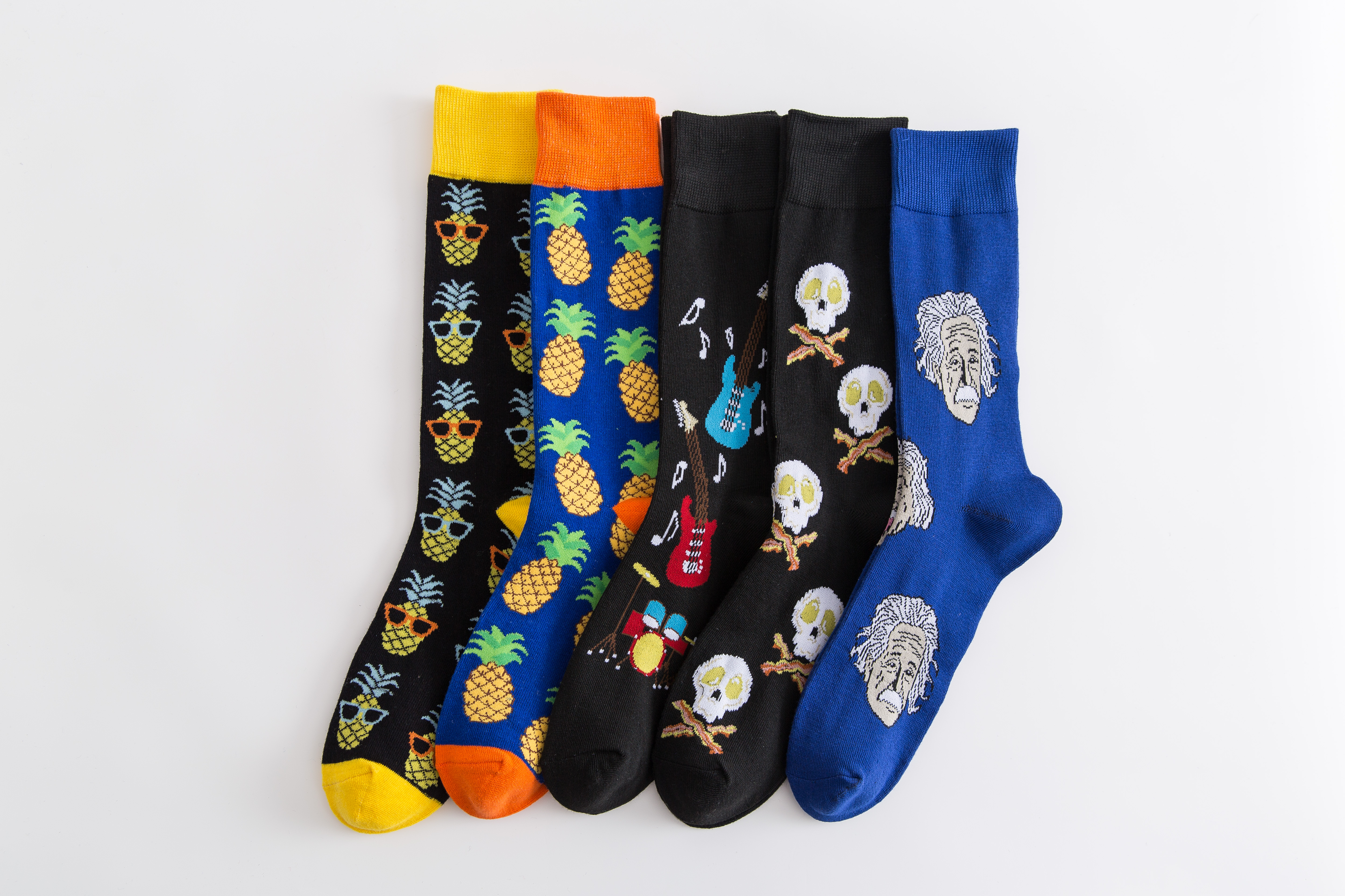 man jacquard socks