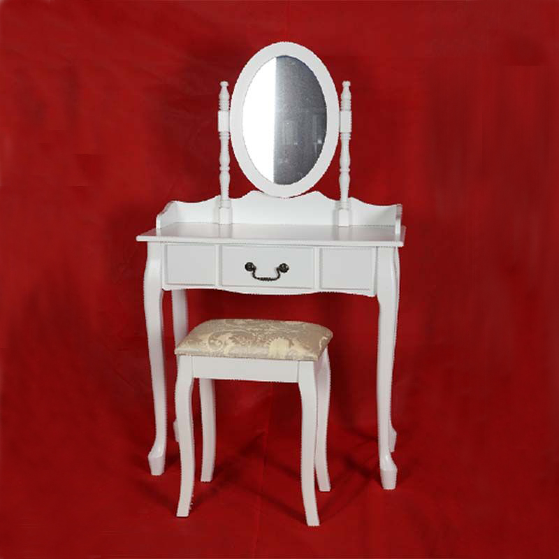 Vanity Table and Stool Set