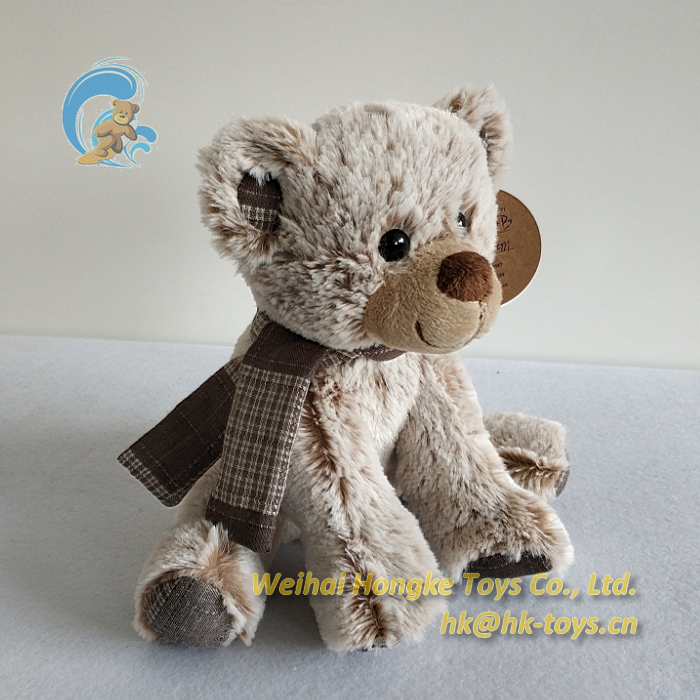 Plush Bear / Teddy / Ours, Squatting, XH00467B