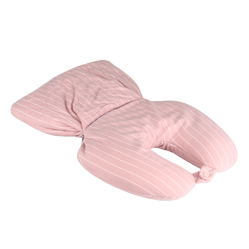 U shape microbeads 2 in 1 neck pillow