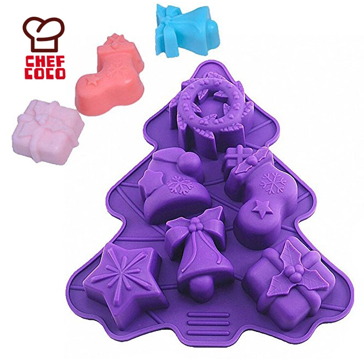 Christmas silicone cake mold silicone mould
