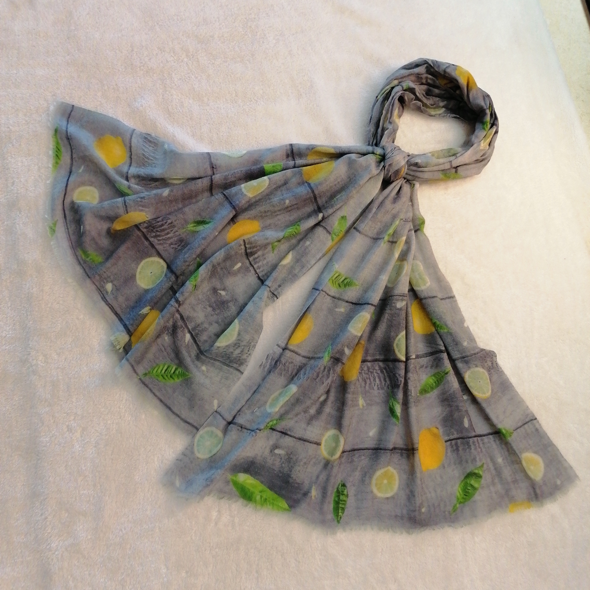 Worsted Water Soluble Cashmere Printed Shawl
